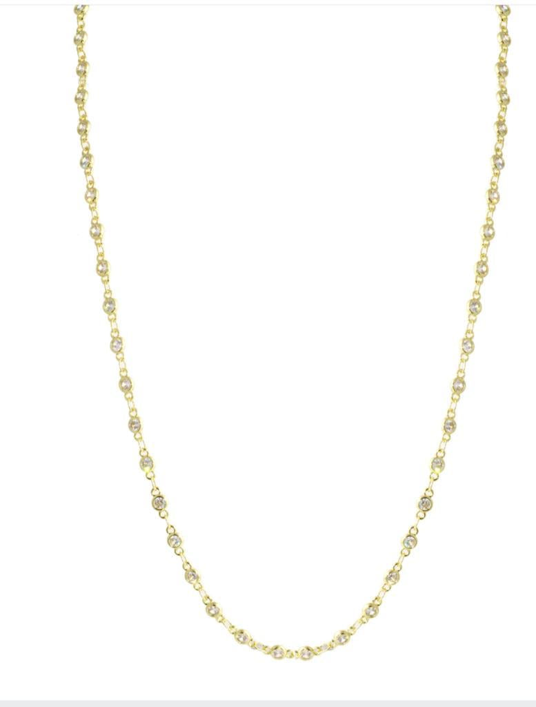 Mini Diamond by the Yard Gold Plated Chain