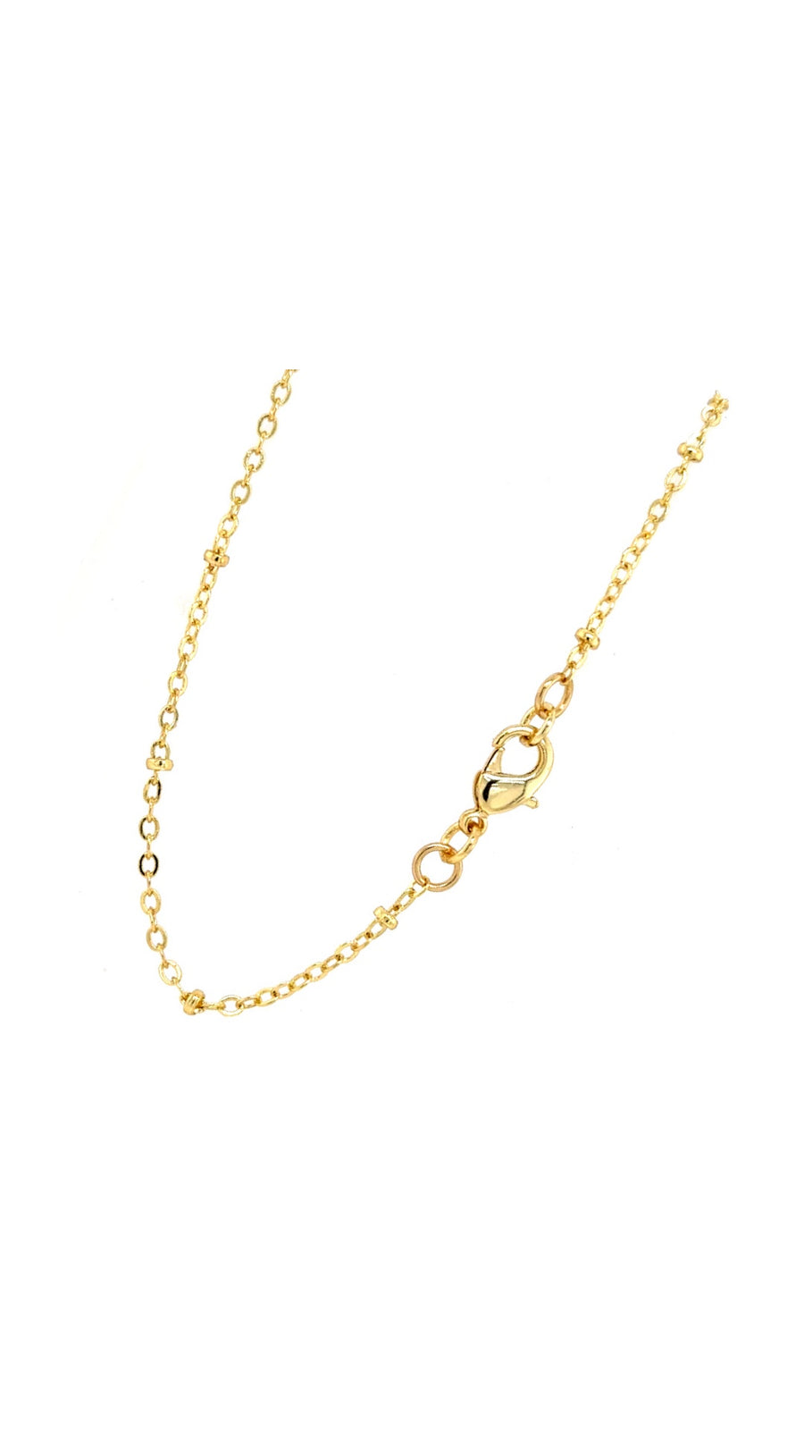Beaded cable chain