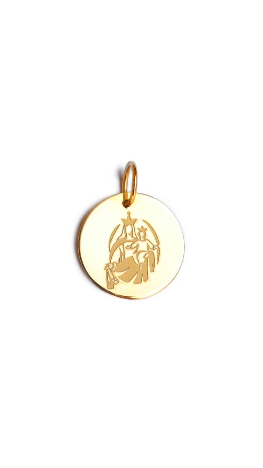 Virgen del Carmen Gold Plated Medal