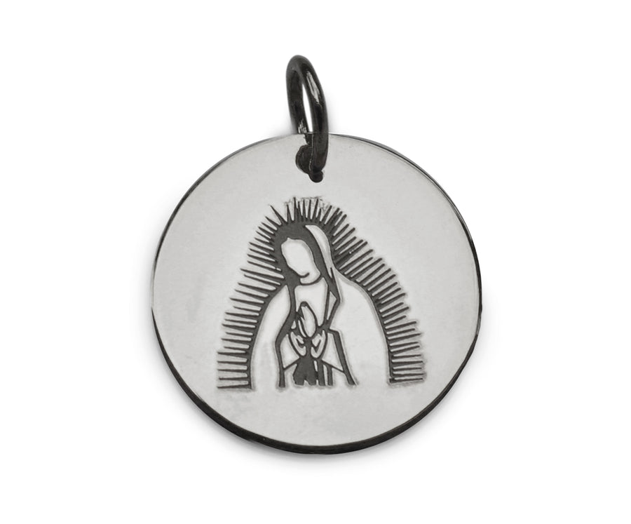 Virgen de Guadalupe Gold Plated Medal