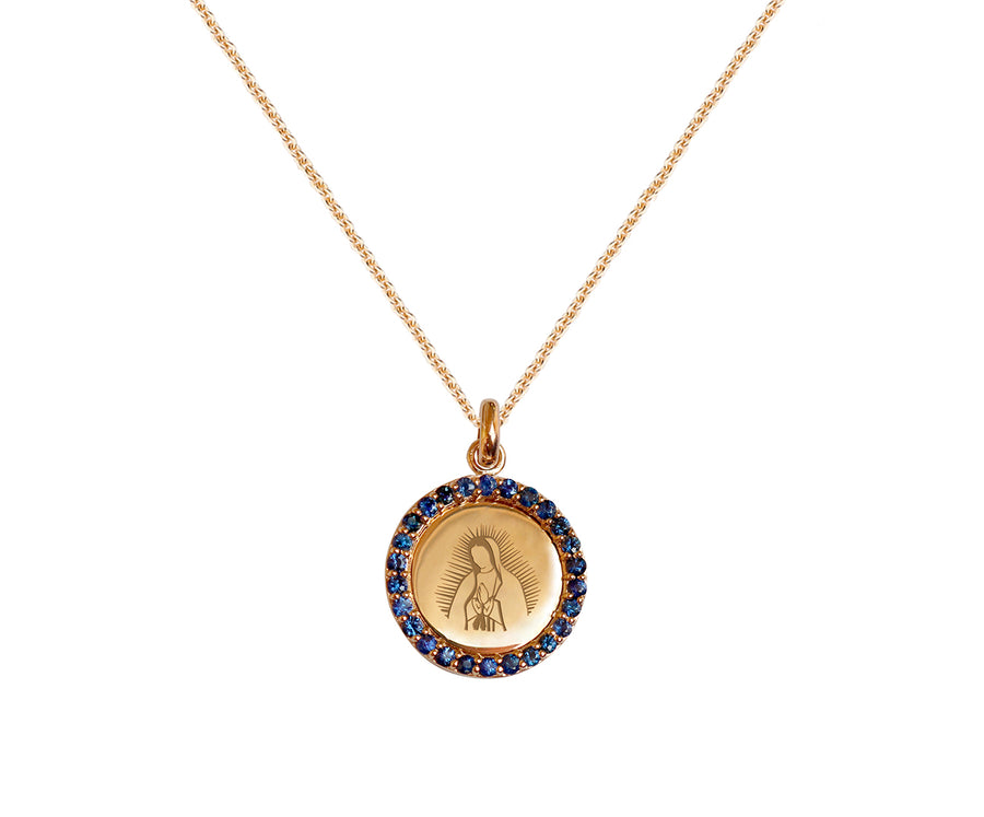 18K Gold Mother Mary Cameo Carved Diamond Pendant – Vaibhav Dhadda Jewelry