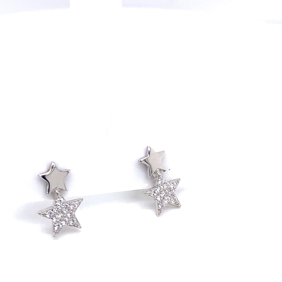 Stars Sterling Silver Earrings