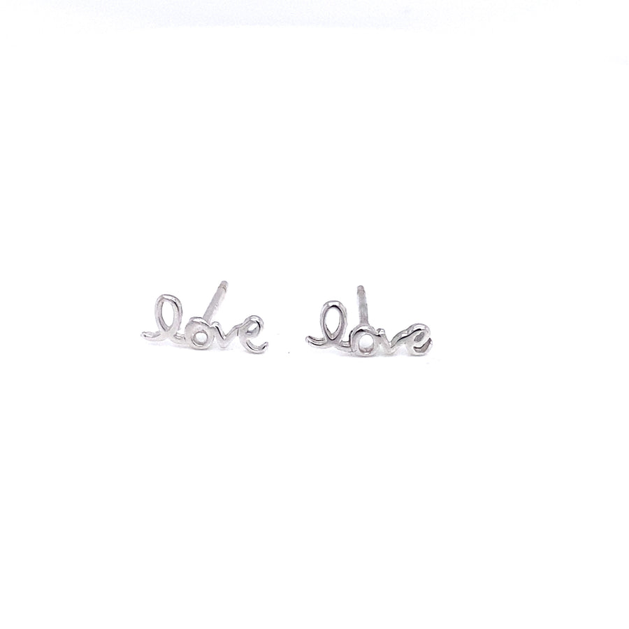 Love Sterling Silver Earrings
