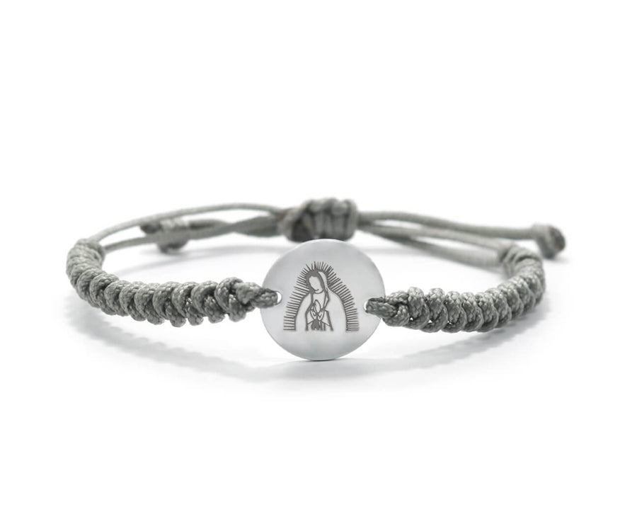 Diamond Knot Bracelet Virgen de Guadalupe